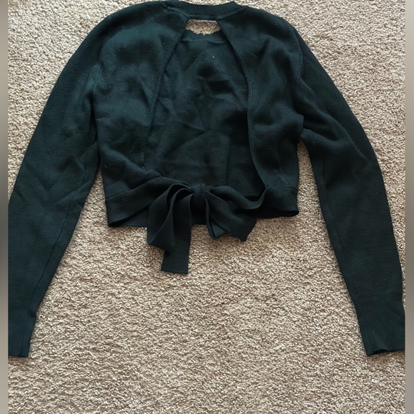 Abercrombie Open Back Tie Sweater - Picture 2 of 3
